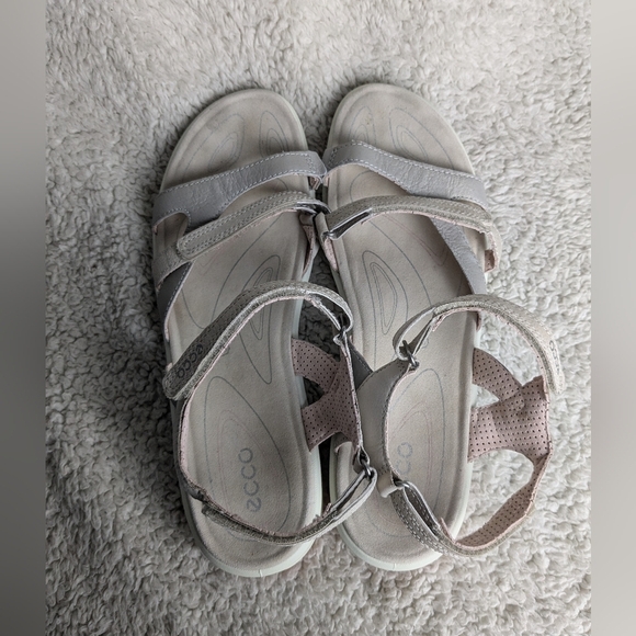 ECCO Sandals For Women Size 41 = 10, 10.5 US Beige Color - Picture 4 of 7